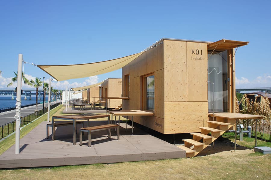 隈研吾氏と共同設計のモバイルハウス