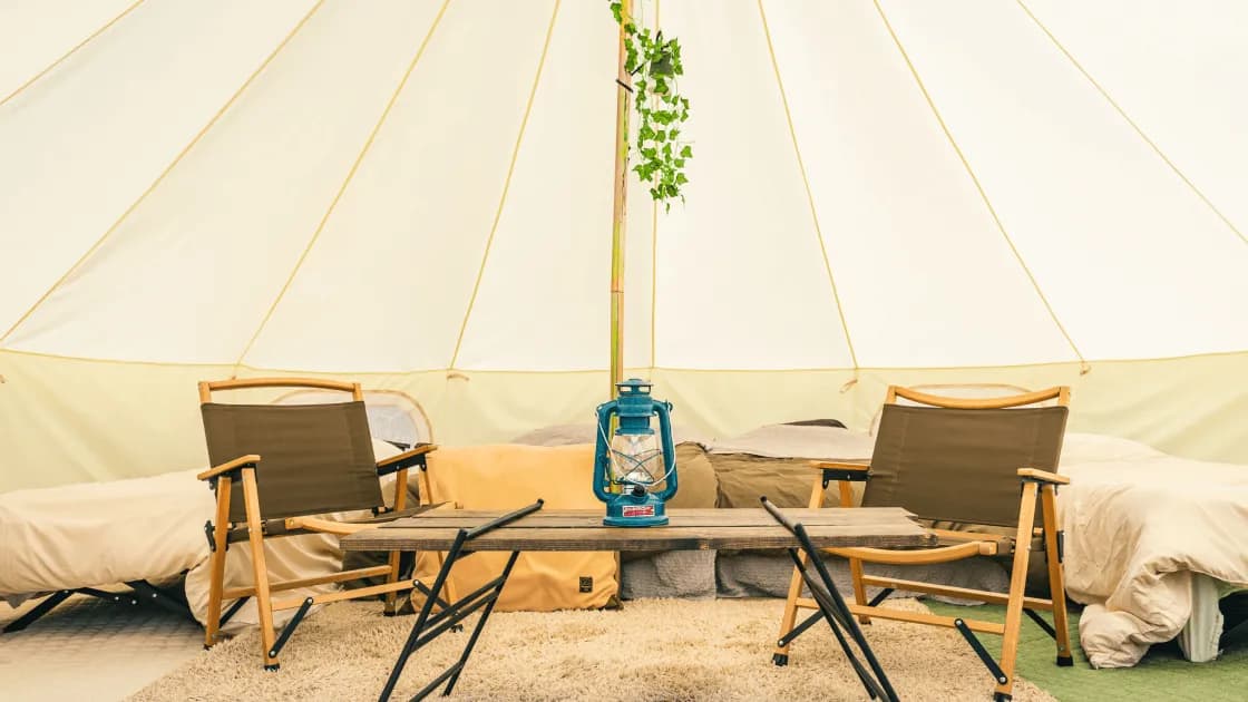 インテリアが選べるおしゃれなテント