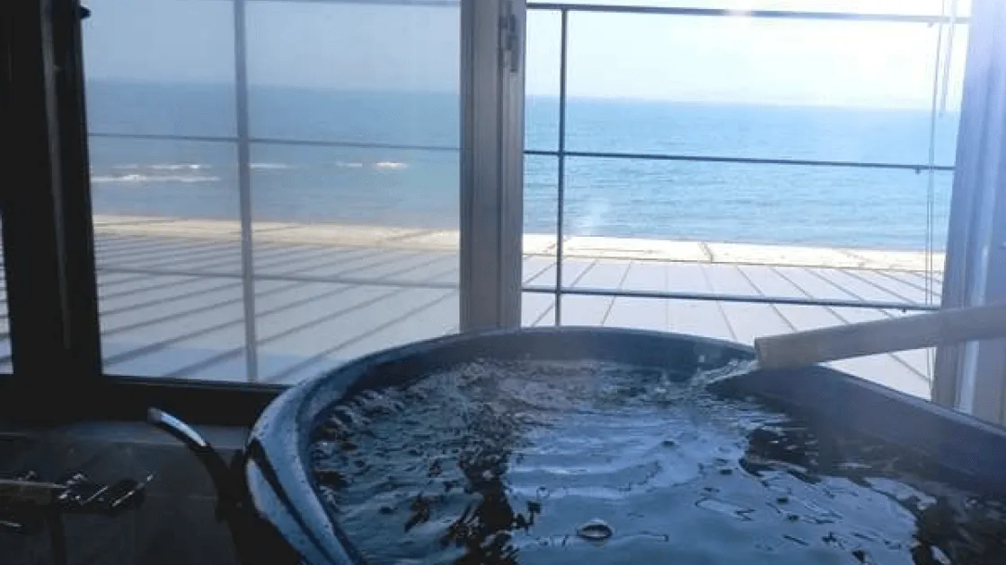 海まで徒歩1分のロケーション