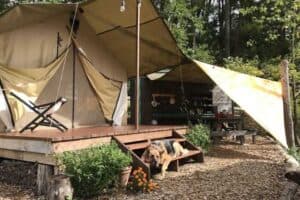 TENT A(1日1組限定・プライベートドッグラン付き)