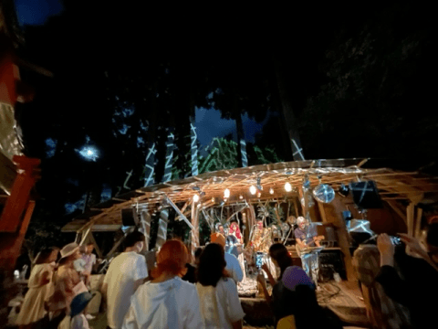 森の野外ステージ・音楽イベント