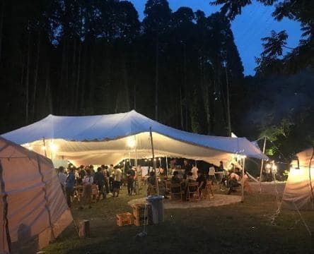 野外シアター・プロジェクター体験