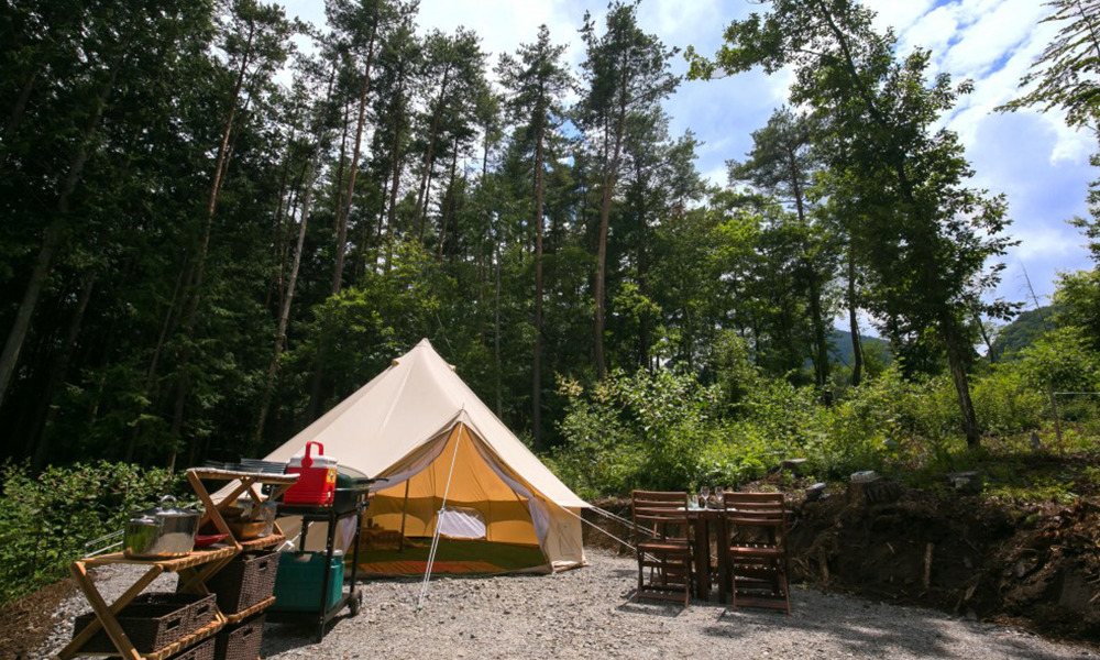 白州・尾白FLORA Campsite in the Natural Garden_山梨